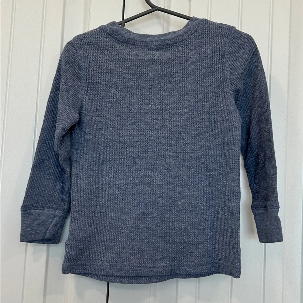 Cozy Blue Long Sleeve Tee for Kids